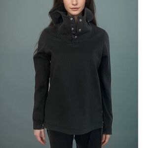 The North Face Hoodie Sweater Women Sz S Dark Grey Winter Snow